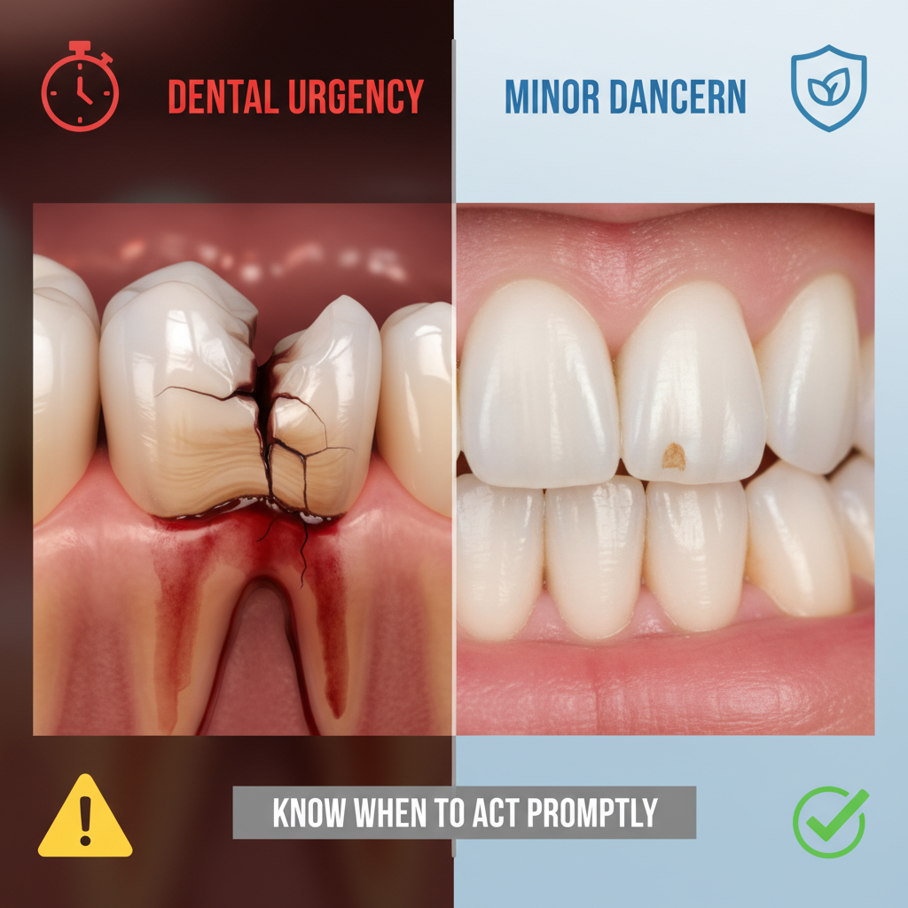 tooth damage emergency vs minor